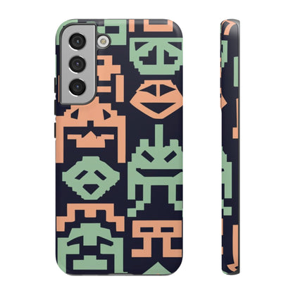 Vintage Video Space Game Graphics Tough Cell Phone Case - Ruppy's Creations