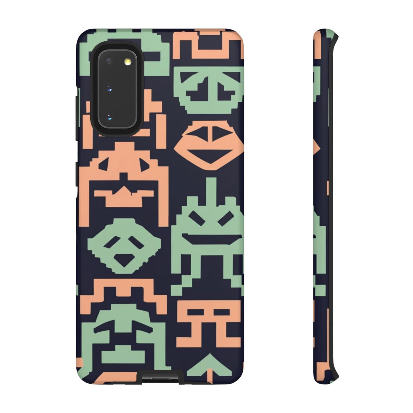 Vintage Video Space Game Graphics Tough Cell Phone Case - Ruppy's Creations