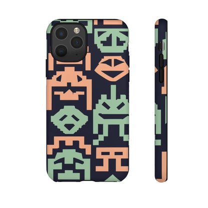 Vintage Video Space Game Graphics Tough Cell Phone Case - Ruppy's Creations