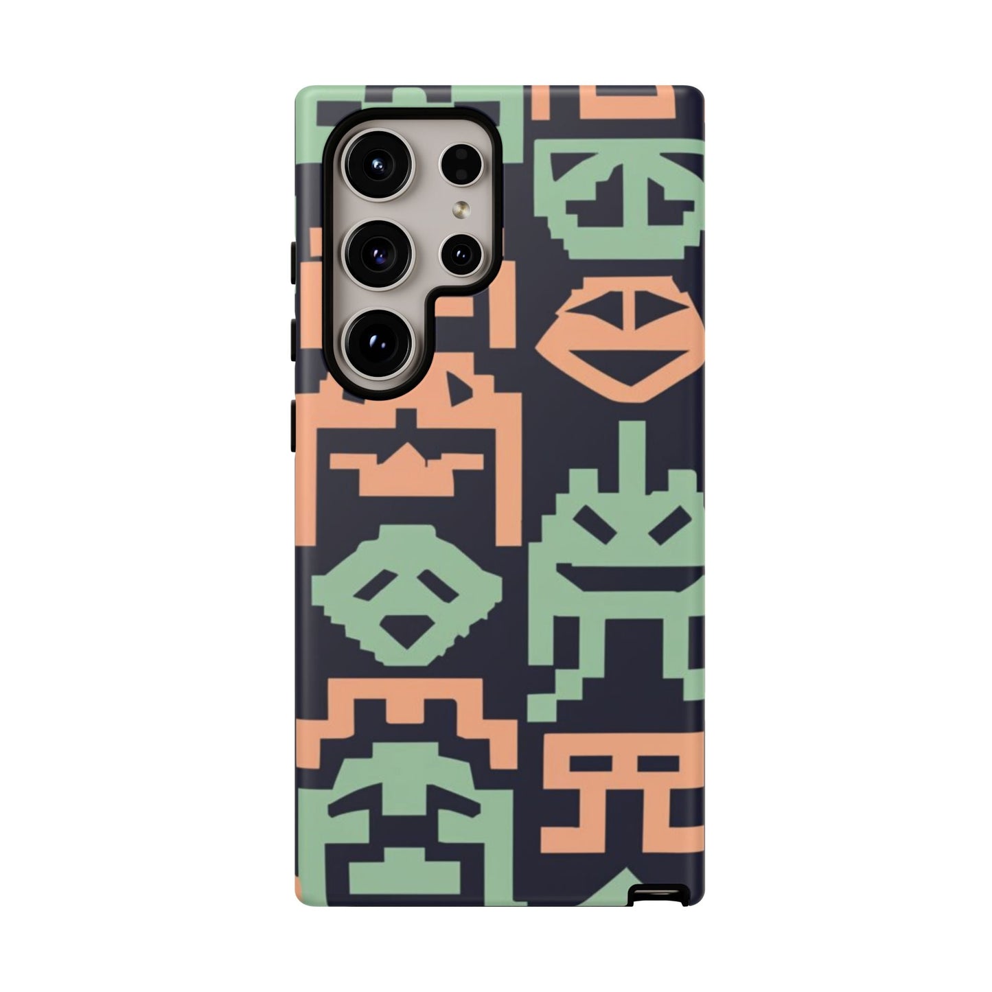 Vintage Video Space Game Graphics Tough Cell Phone Case - Ruppy's Creations