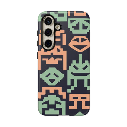 Vintage Video Space Game Graphics Tough Cell Phone Case - Ruppy's Creations