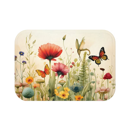 Visions of Spring Memory Foam Bath Mat - Ruppy's Creations