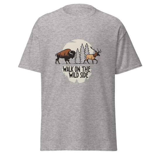 Walk on the Wild Side Men's Classic Tee (sizes up to 3x) - Ruppy's Creations