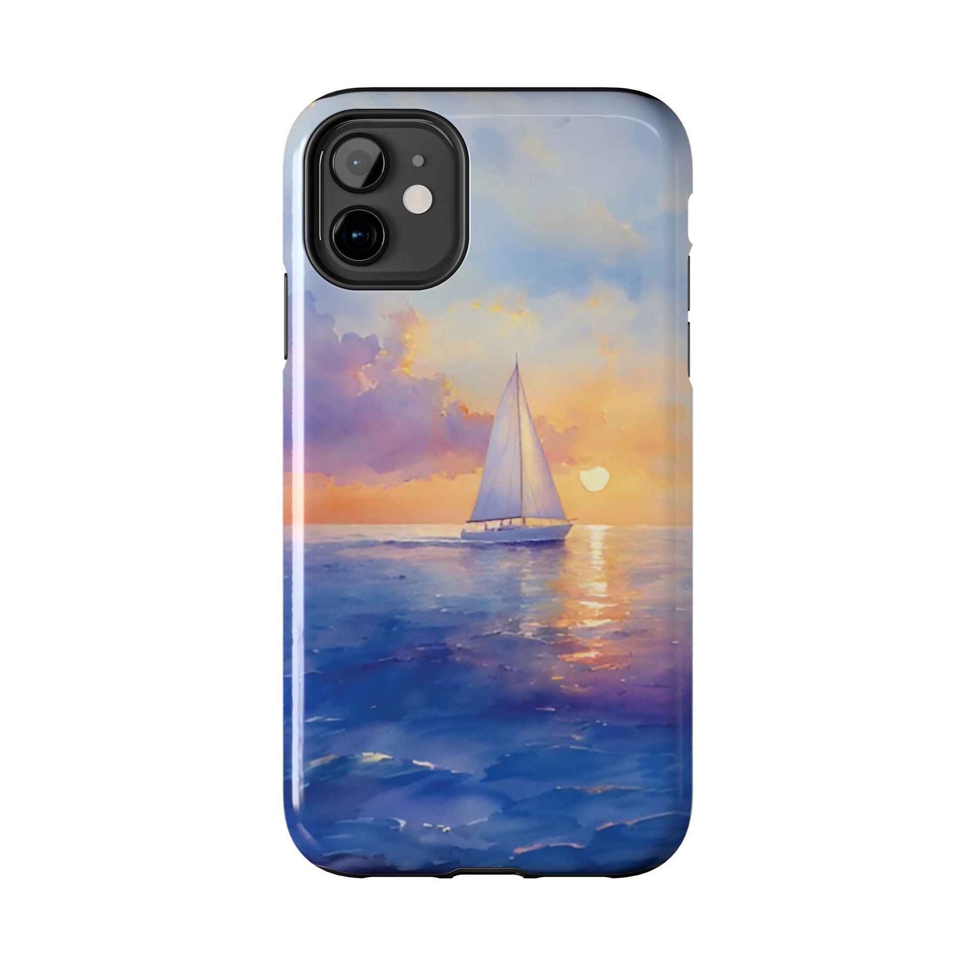 Watercolor Sailing Tough Phone Case for iphone & Samsung - Ruppy's Creations