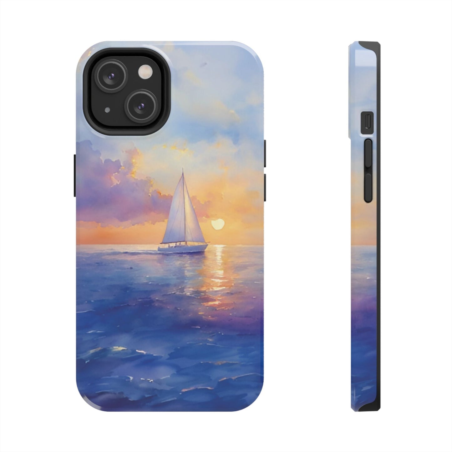 Watercolor Sailing Tough Phone Case for iphone & Samsung - Ruppy's Creations