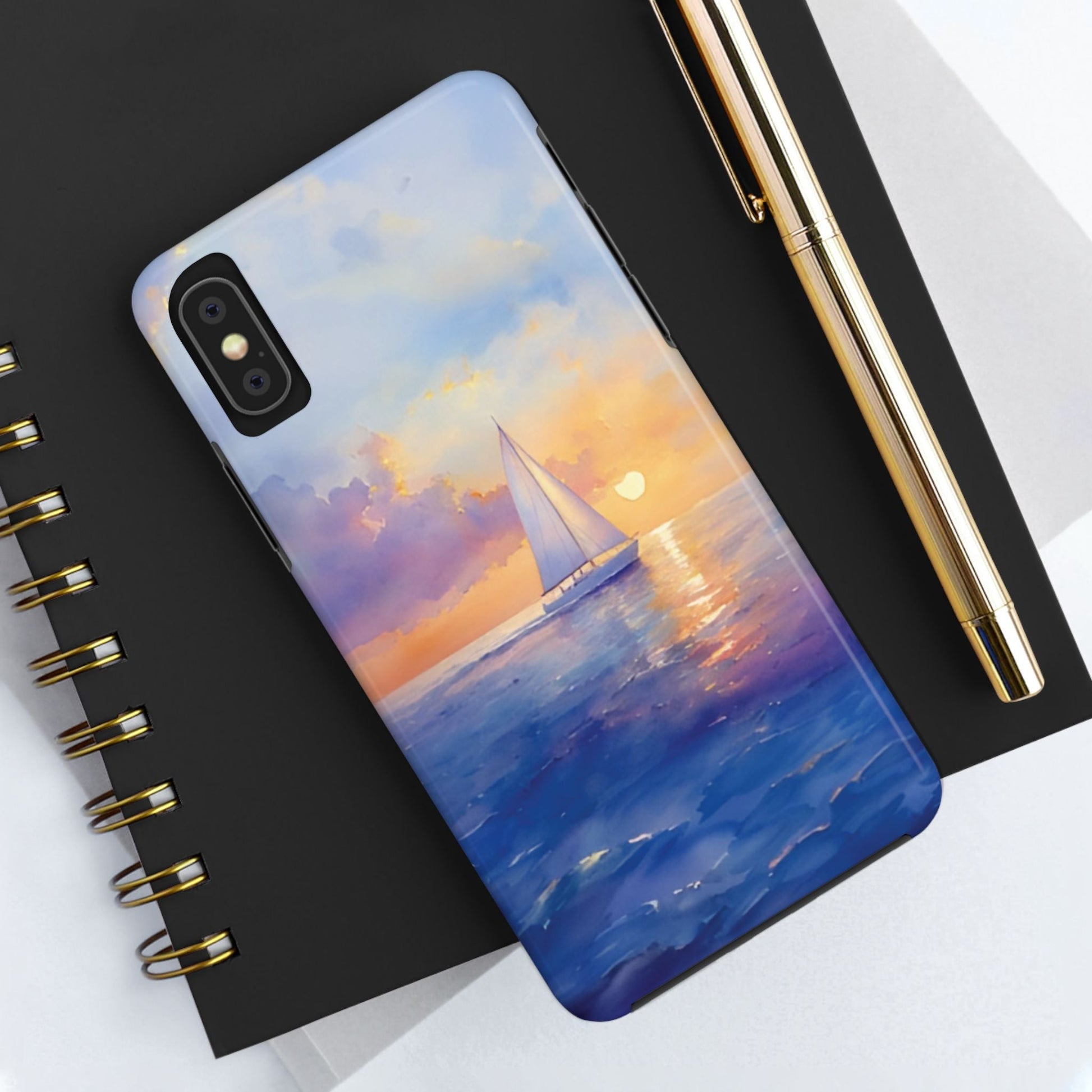 Watercolor Sailing Tough Phone Case for iphone & Samsung - Ruppy's Creations