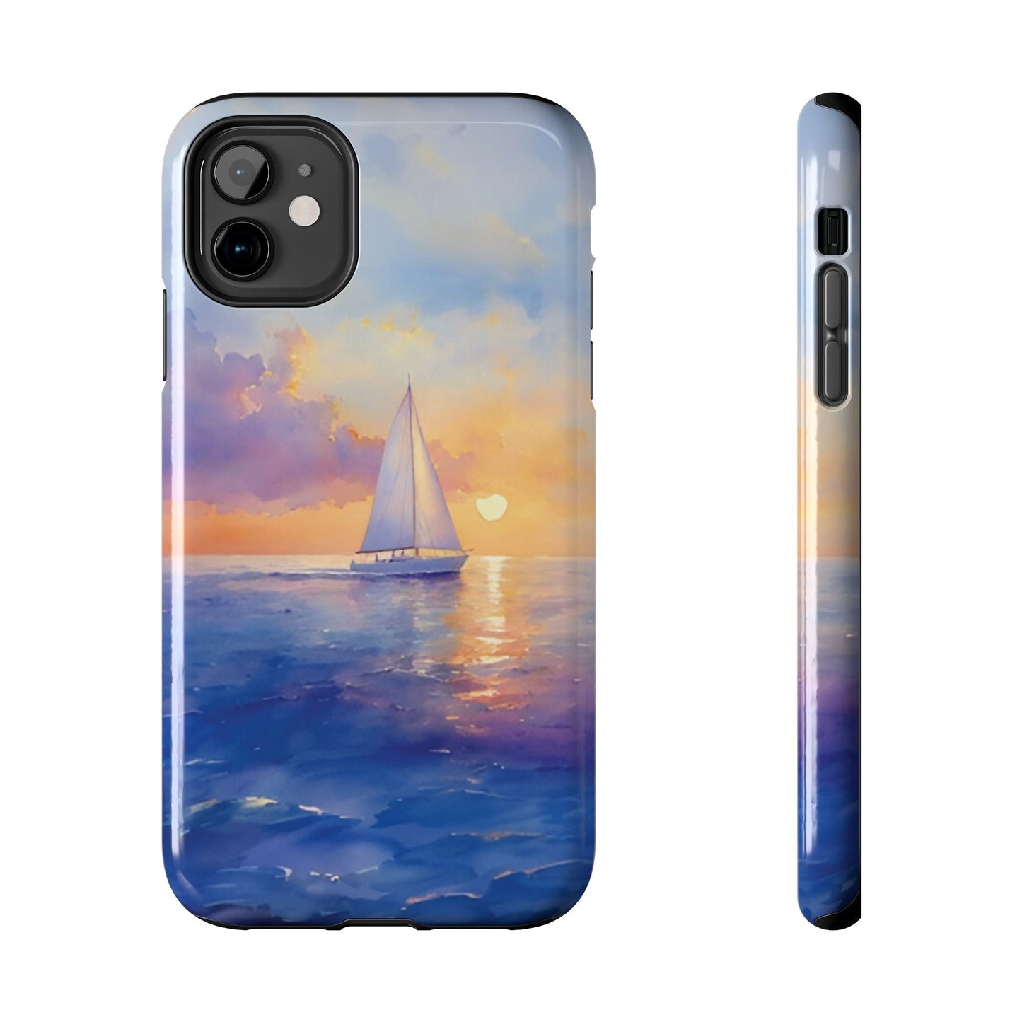 Watercolor Sailing Tough Phone Case for iphone & Samsung - Ruppy's Creations