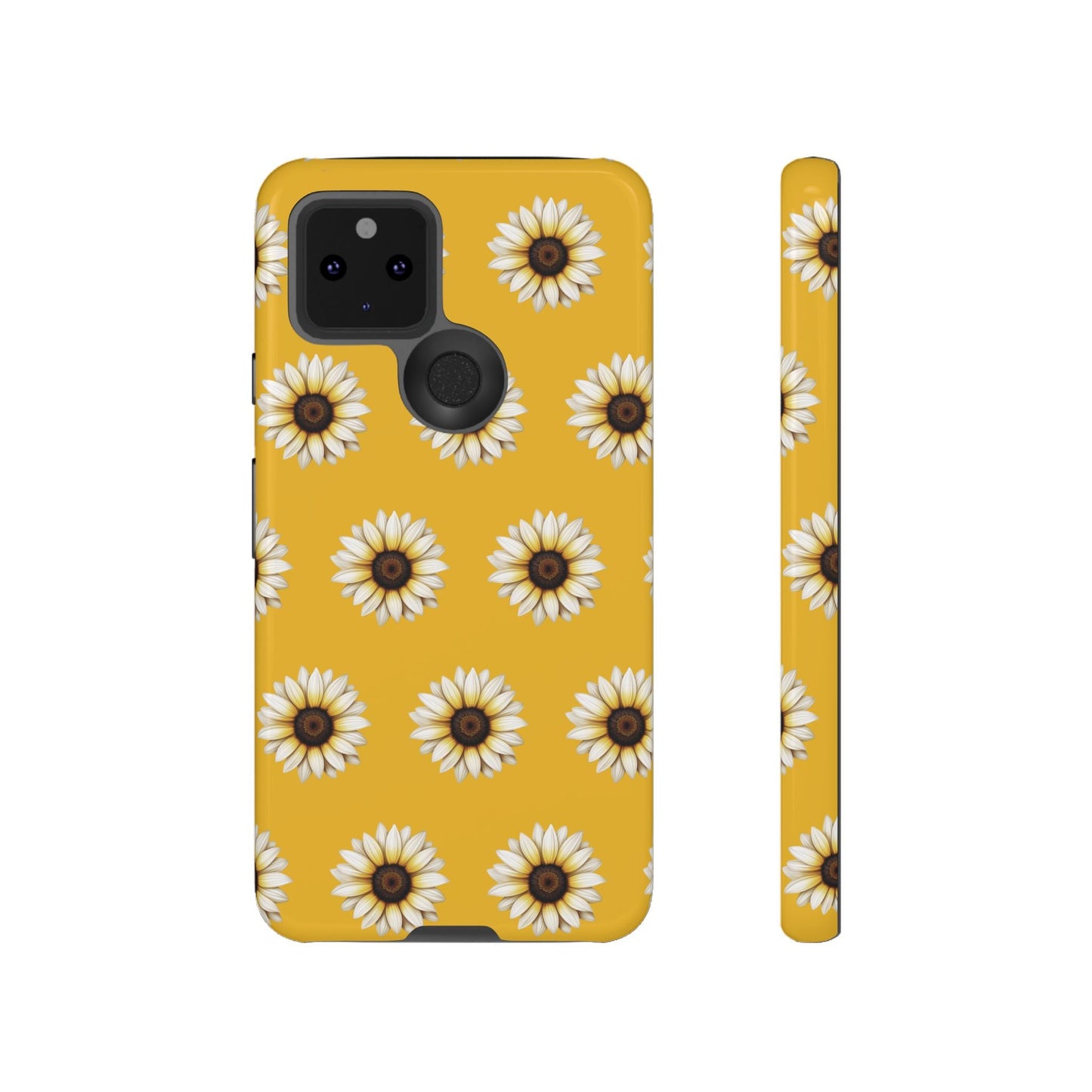 White Sunflower Yellow Tough Cell Phone Case - Ruppy's Creations