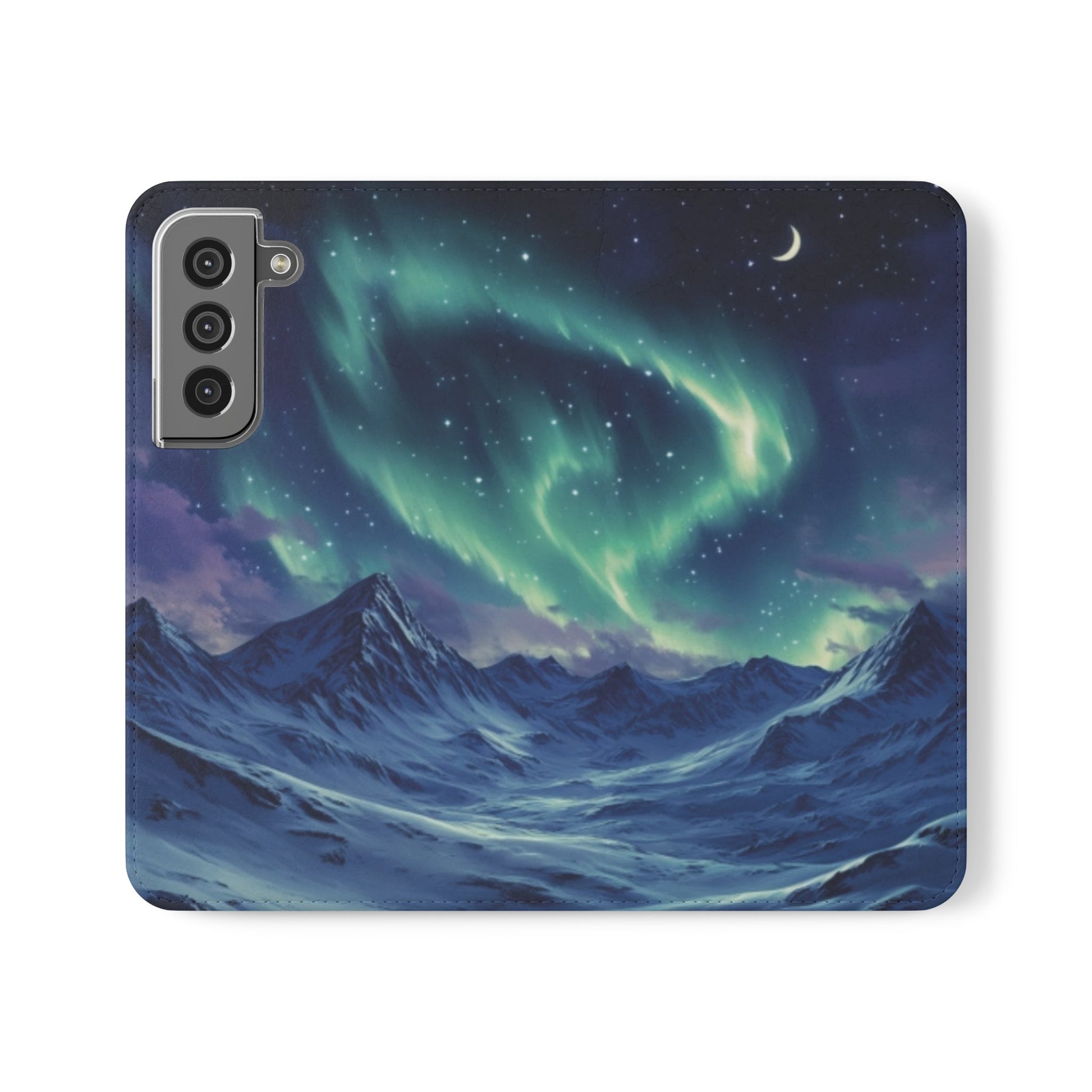 Winter Aurora Folio Phone Case - Ruppy's Creations