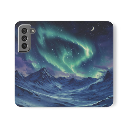 Winter Aurora Folio Phone Case - Ruppy's Creations