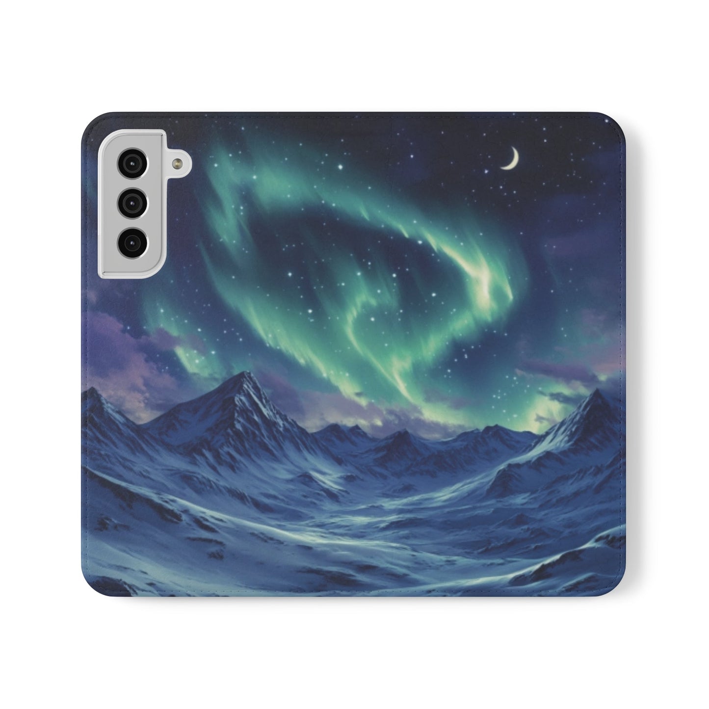 Winter Aurora Folio Phone Case - Ruppy's Creations