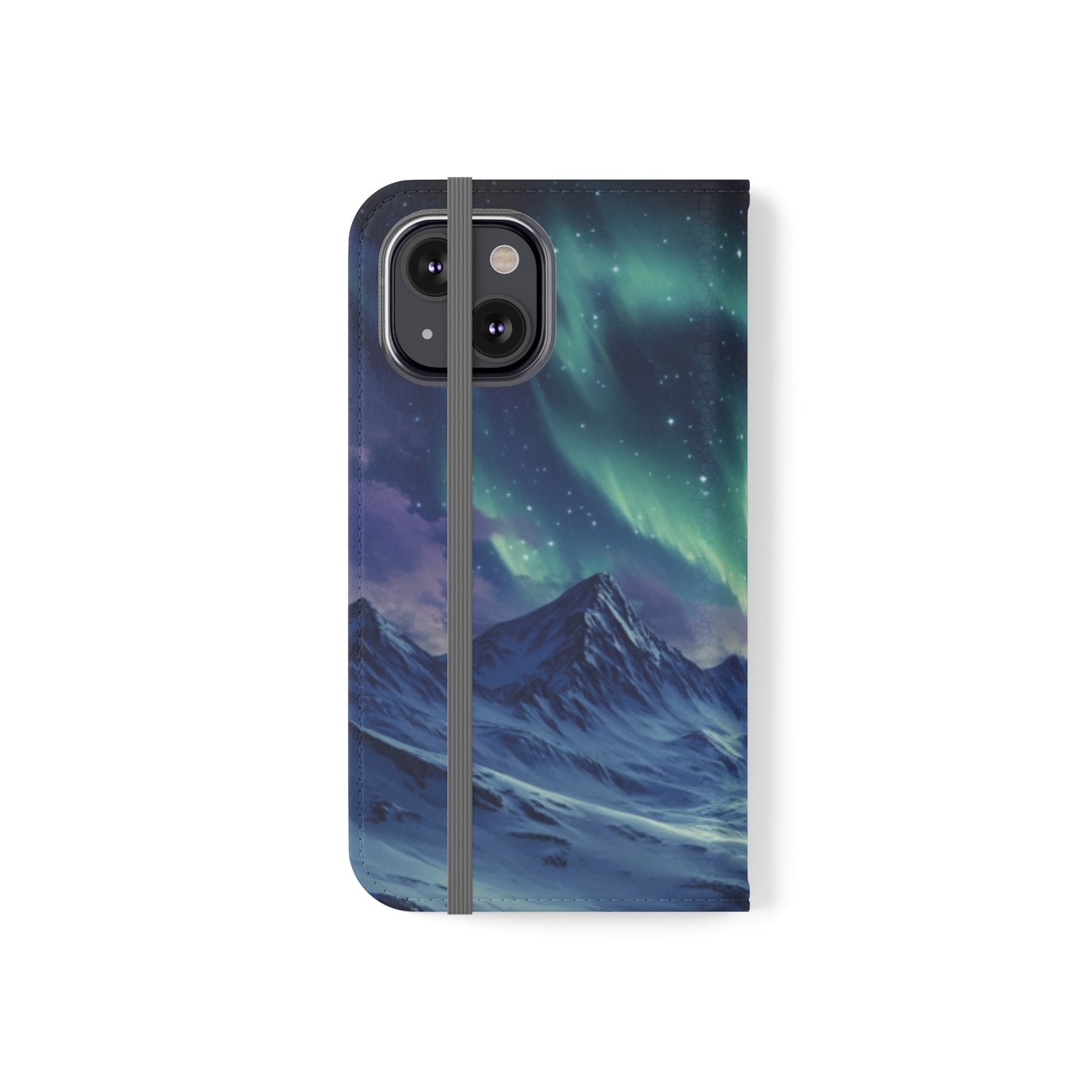 Winter Aurora Folio Phone Case - Ruppy's Creations