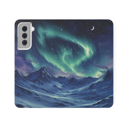 Winter Aurora Folio Phone Case - Ruppy's Creations