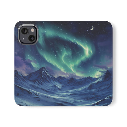 Winter Aurora Folio Phone Case - Ruppy's Creations