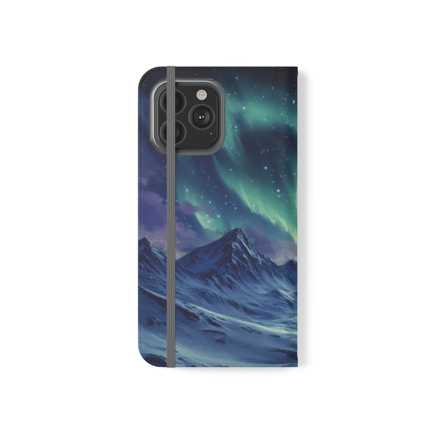 Winter Aurora Folio Phone Case - Ruppy's Creations