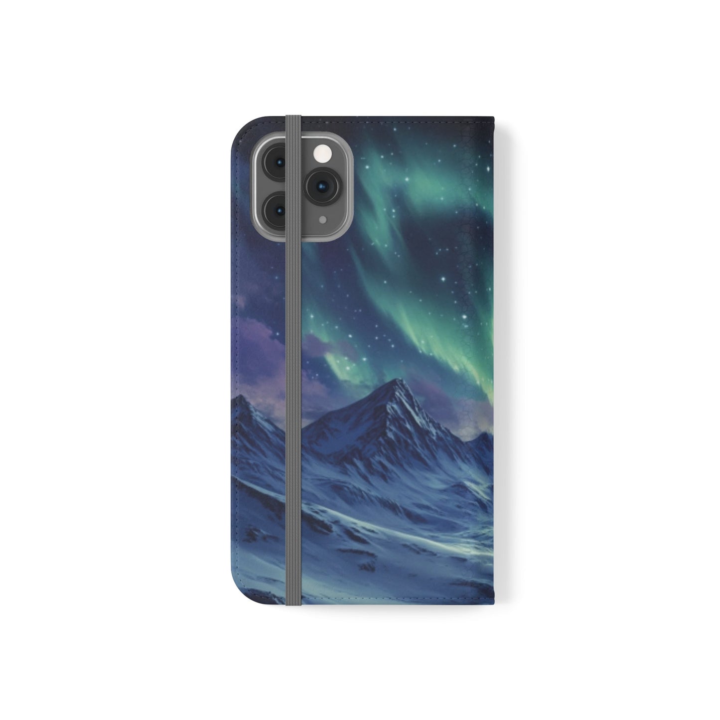 Winter Aurora Folio Phone Case - Ruppy's Creations