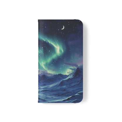 Winter Aurora Folio Phone Case - Ruppy's Creations