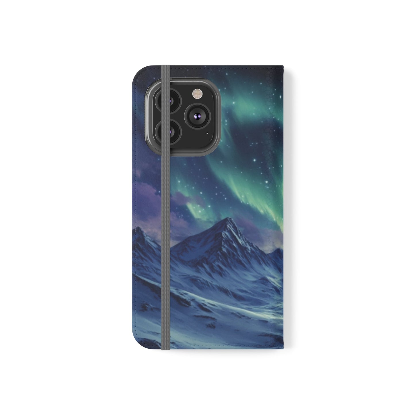 Winter Aurora Folio Phone Case - Ruppy's Creations