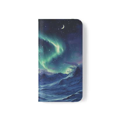 Winter Aurora Folio Phone Case - Ruppy's Creations