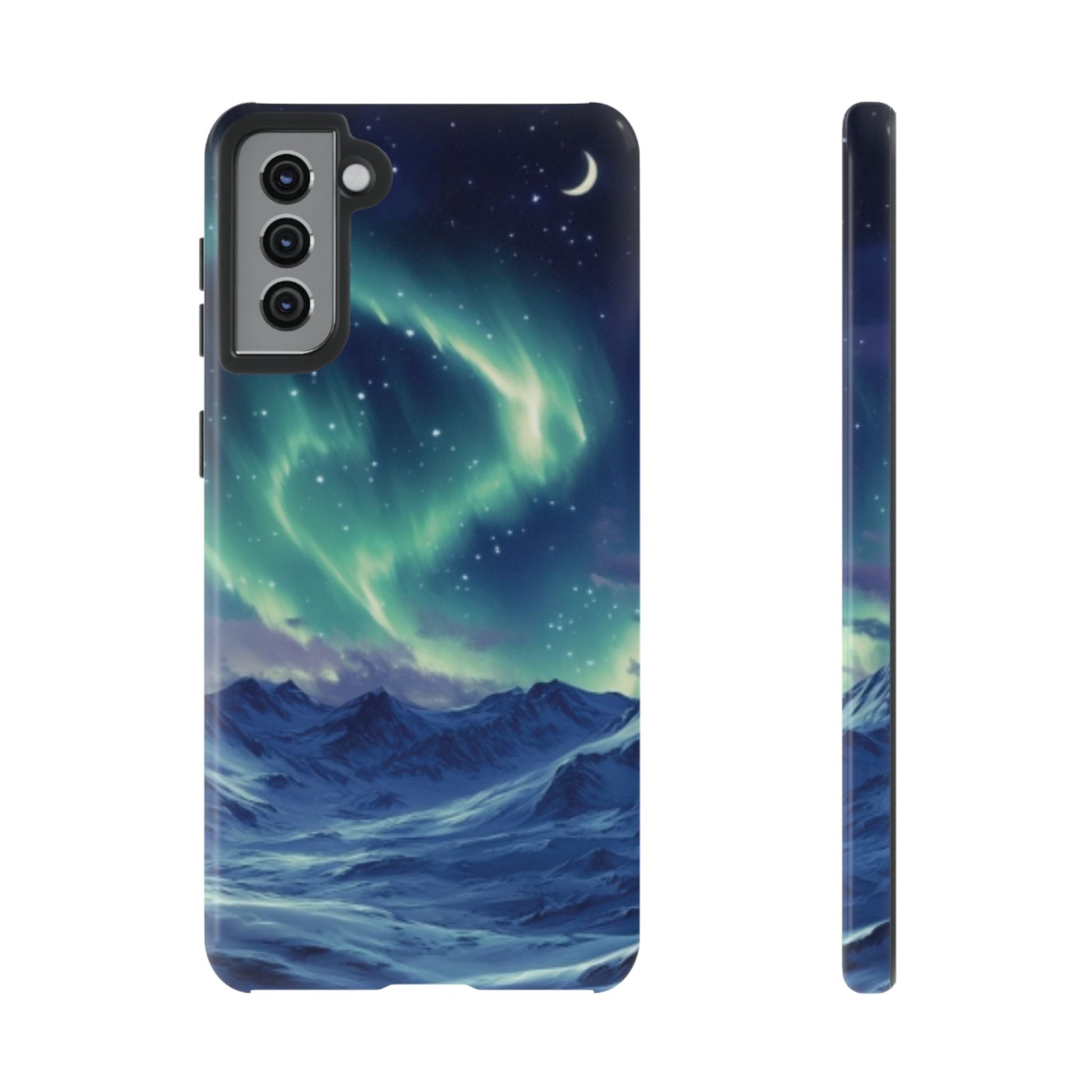 Winter Aurora Tough Cell Phone Case - Ruppy's Creations