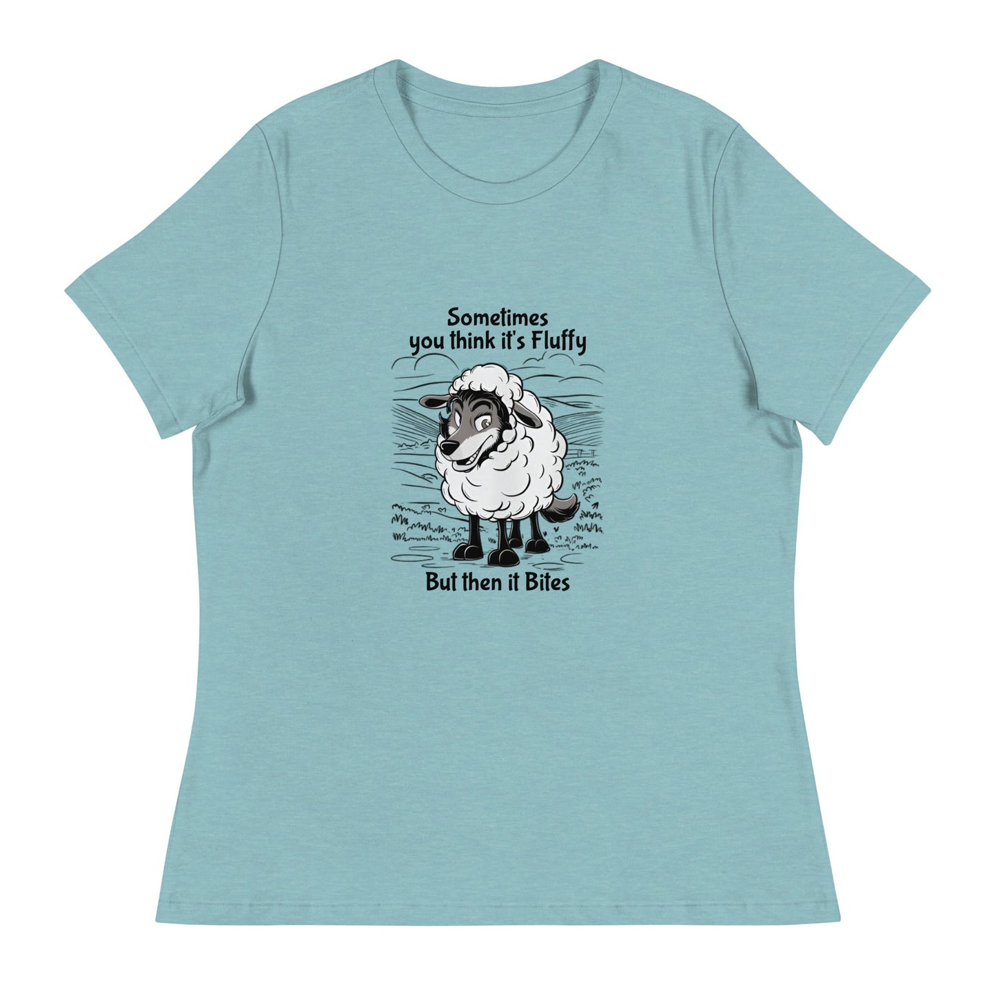 Wolf Sheep Women's Relaxed T-Shirt - Ruppy's Creations