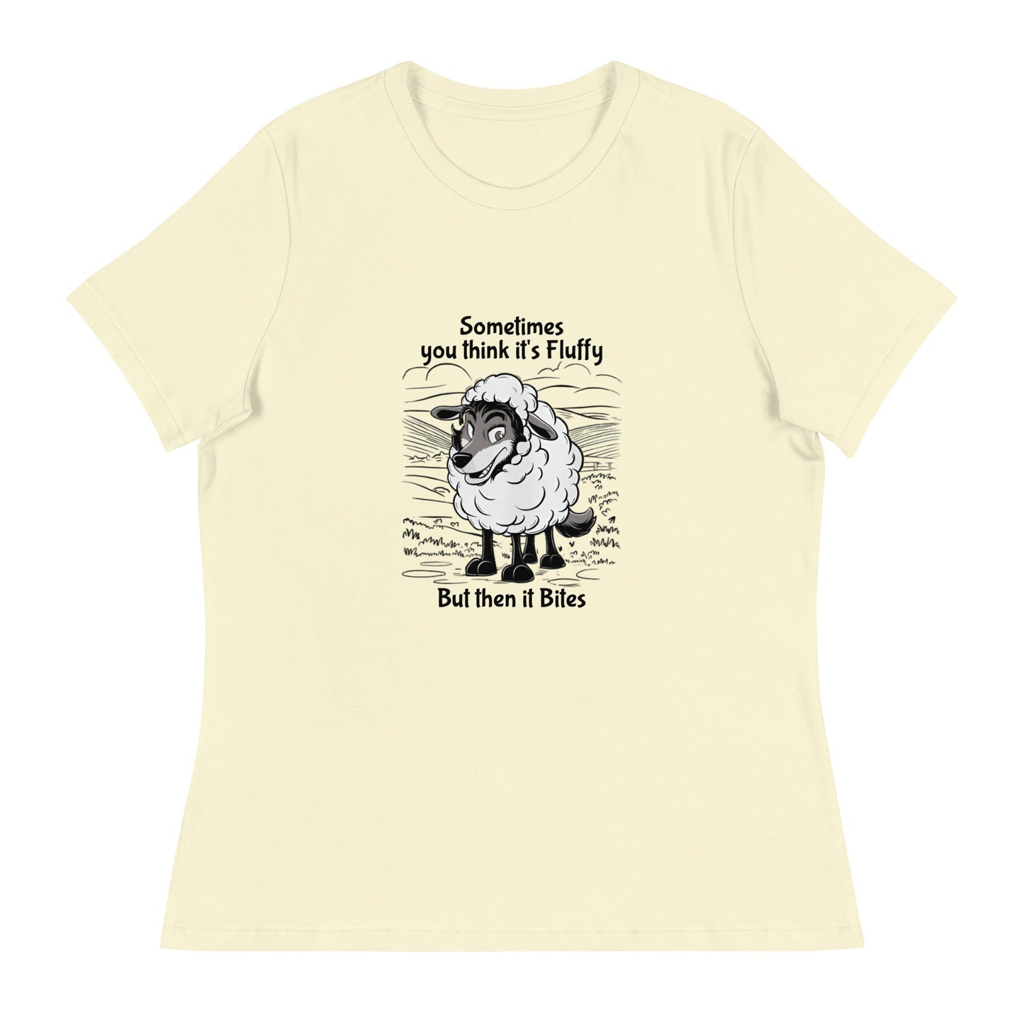 Wolf Sheep Women's Relaxed T-Shirt - Ruppy's Creations