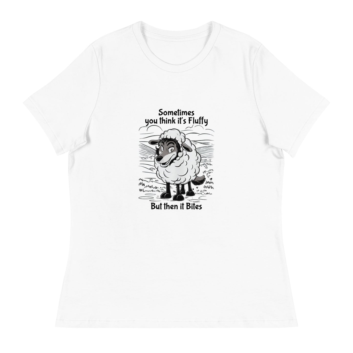 Wolf Sheep Women's Relaxed T-Shirt - Ruppy's Creations