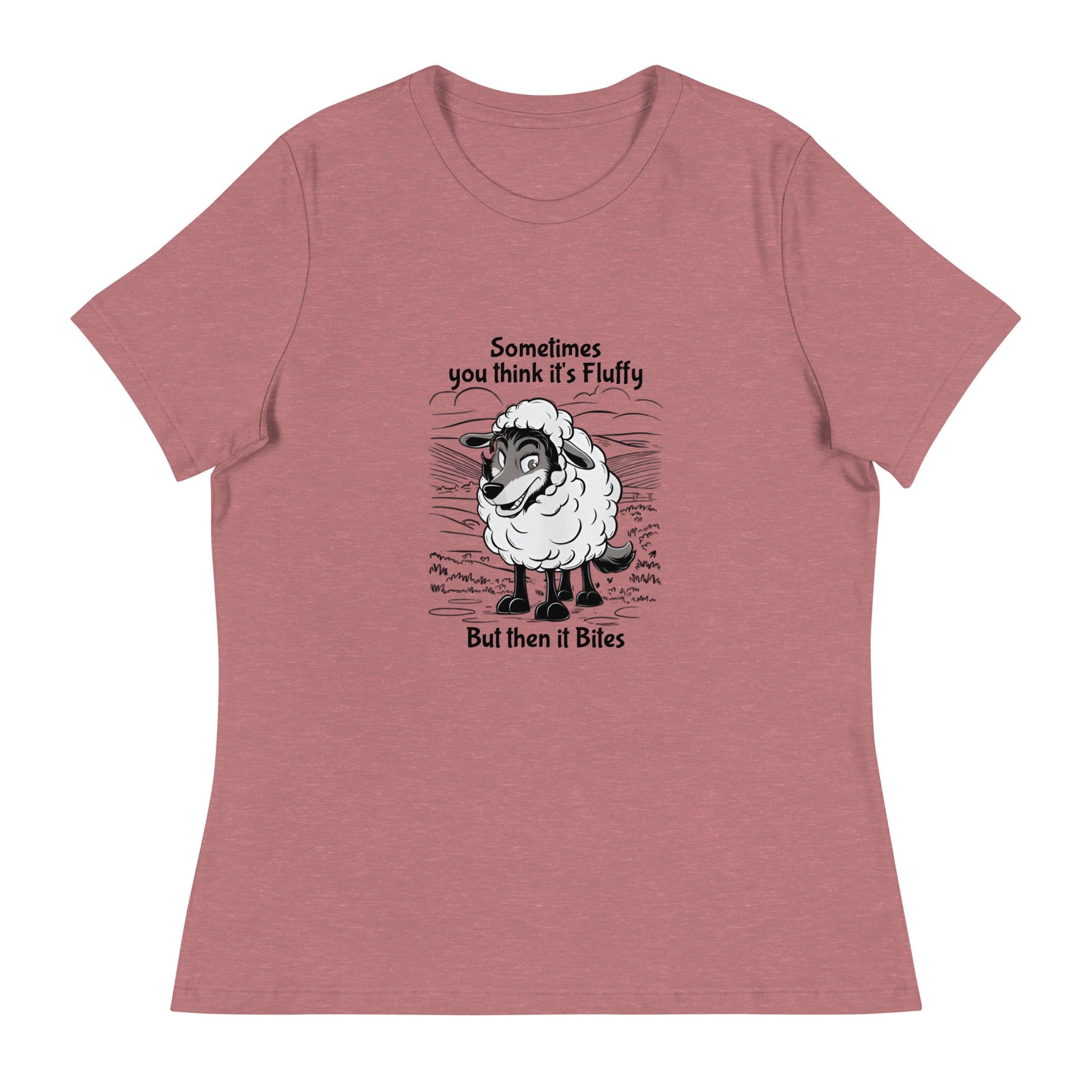 Wolf Sheep Women's Relaxed T-Shirt - Ruppy's Creations