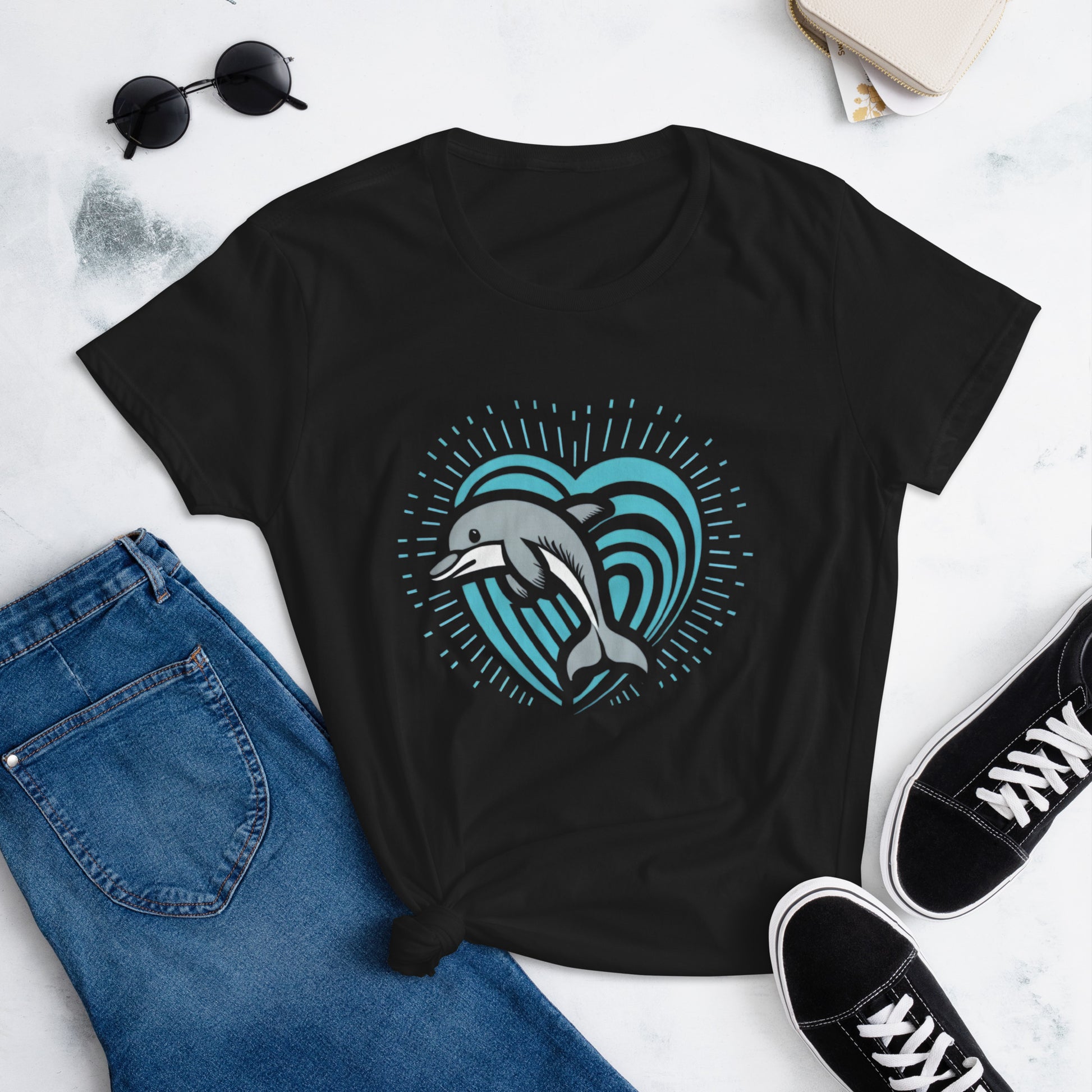 women's dolphin t-shirt