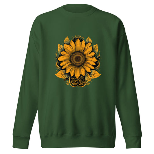 Women's Sunflower Premium Sweatshirt - Ruppy's Creations