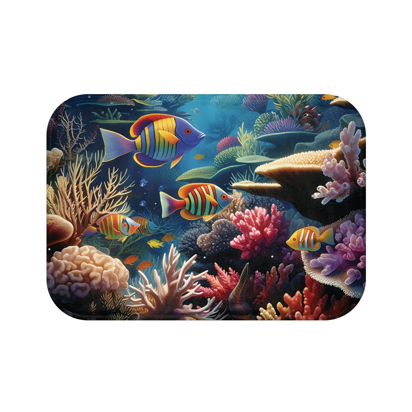 Wonders of the Sea Memory Foam Bath Mat - Ruppy's Creations