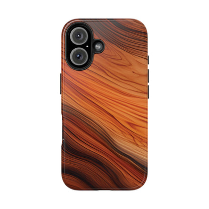 Wood Grain Look Tough Phone Case - Ruppy's Creations