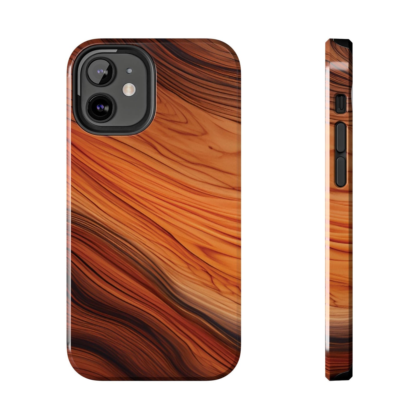 Wood Grain Look Tough Phone Case - Ruppy's Creations