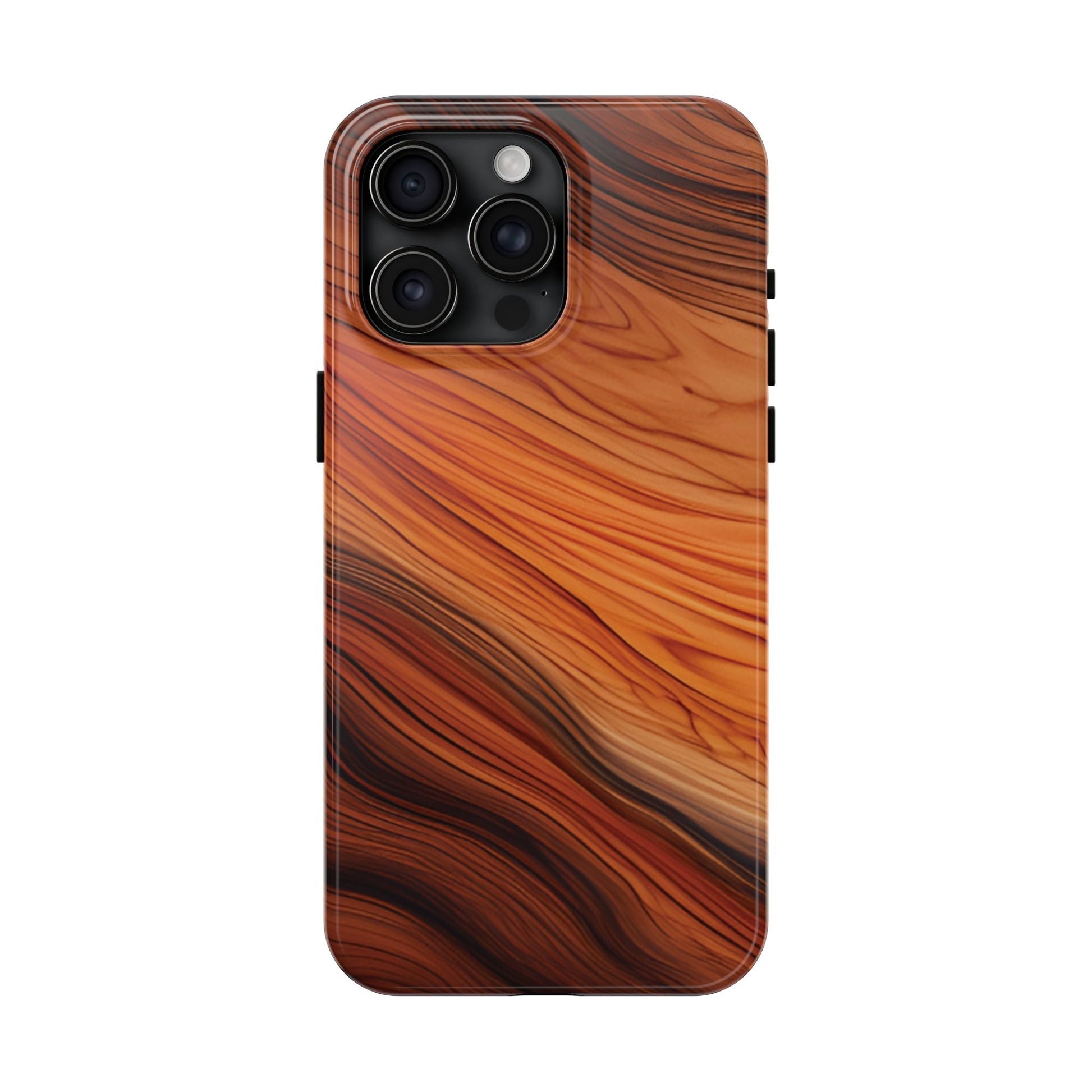 Wood Grain Look Tough Phone Case - Ruppy's Creations