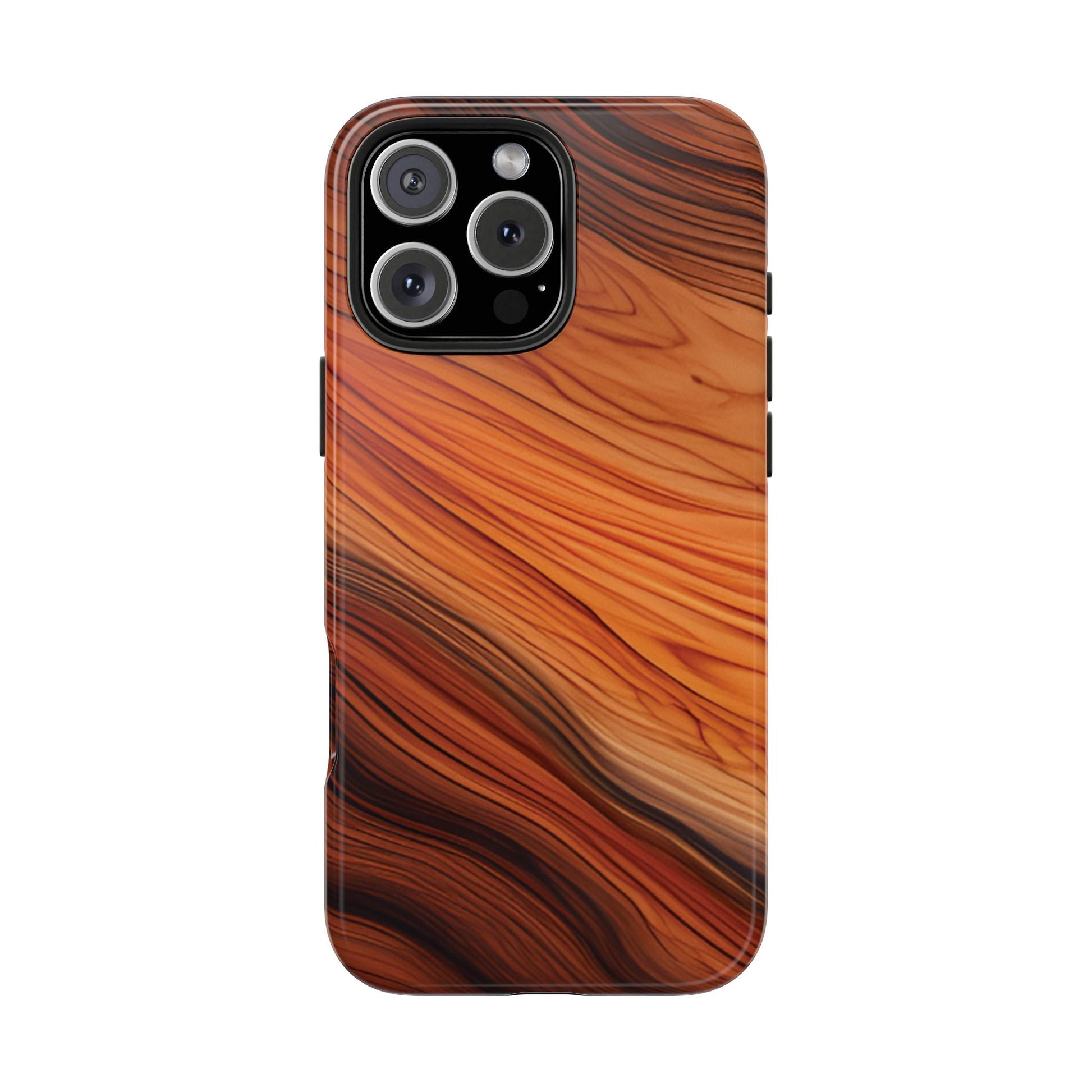 Wood Grain Look Tough Phone Case - Ruppy's Creations