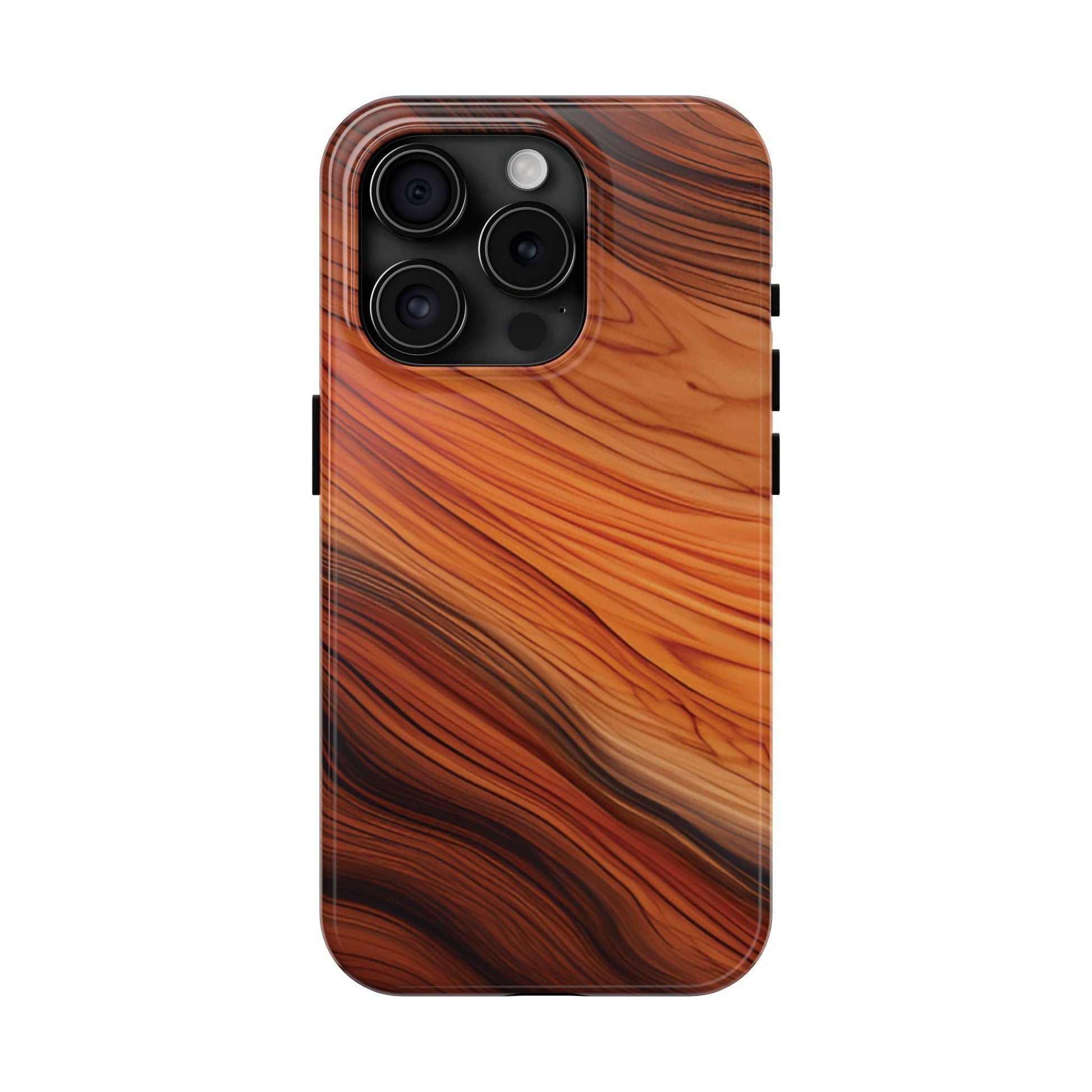 Wood Grain Look Tough Phone Case - Ruppy's Creations