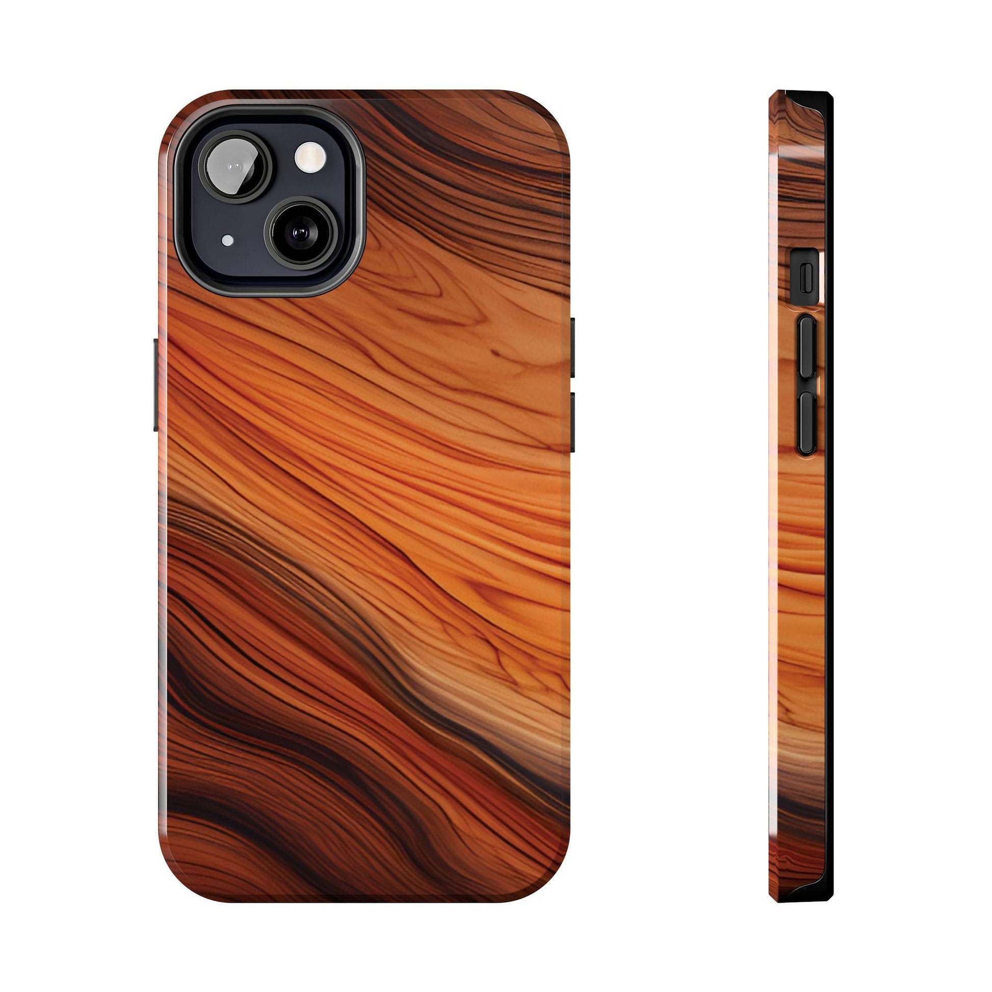 Wood Grain Look Tough Phone Case - Ruppy's Creations