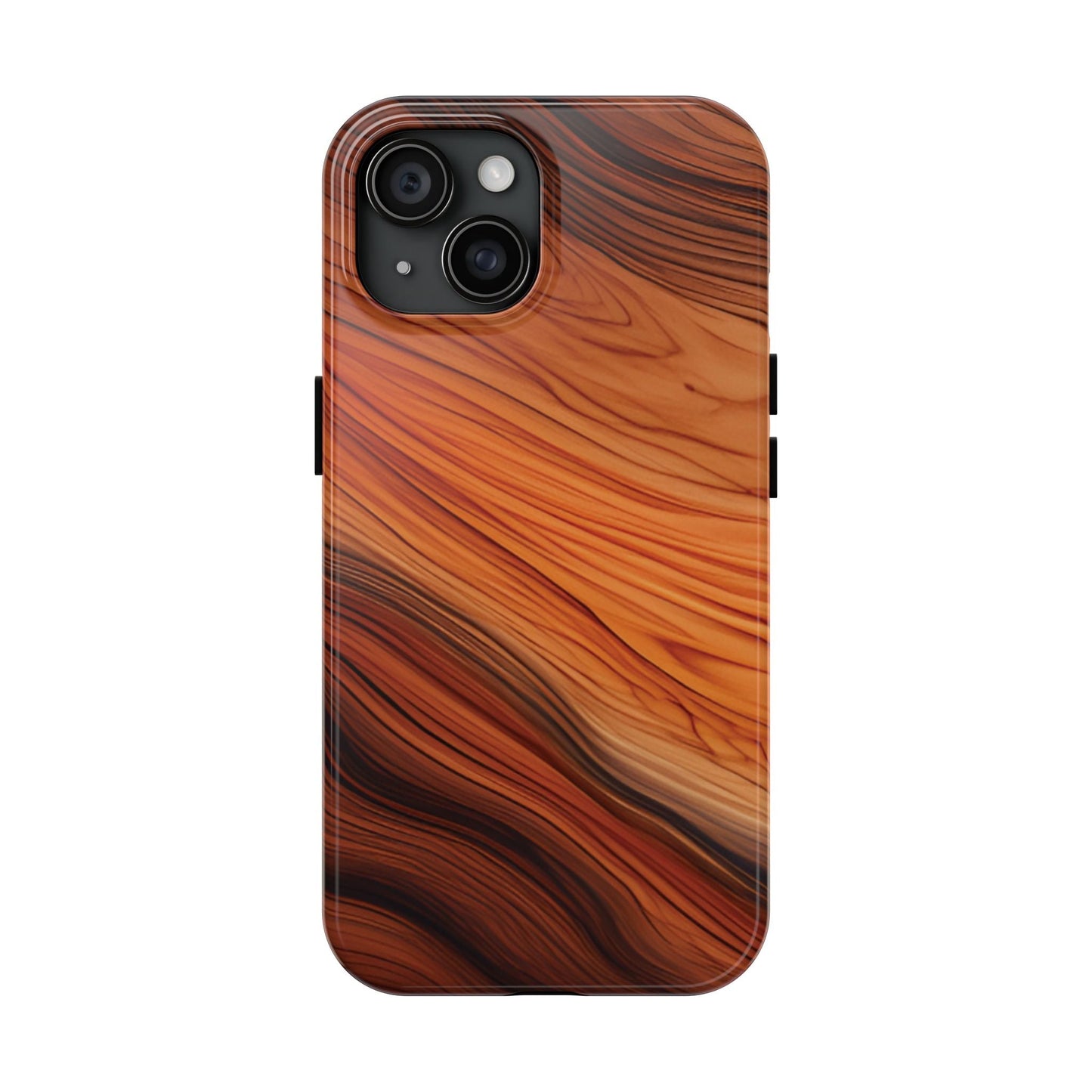 Wood Grain Look Tough Phone Case - Ruppy's Creations