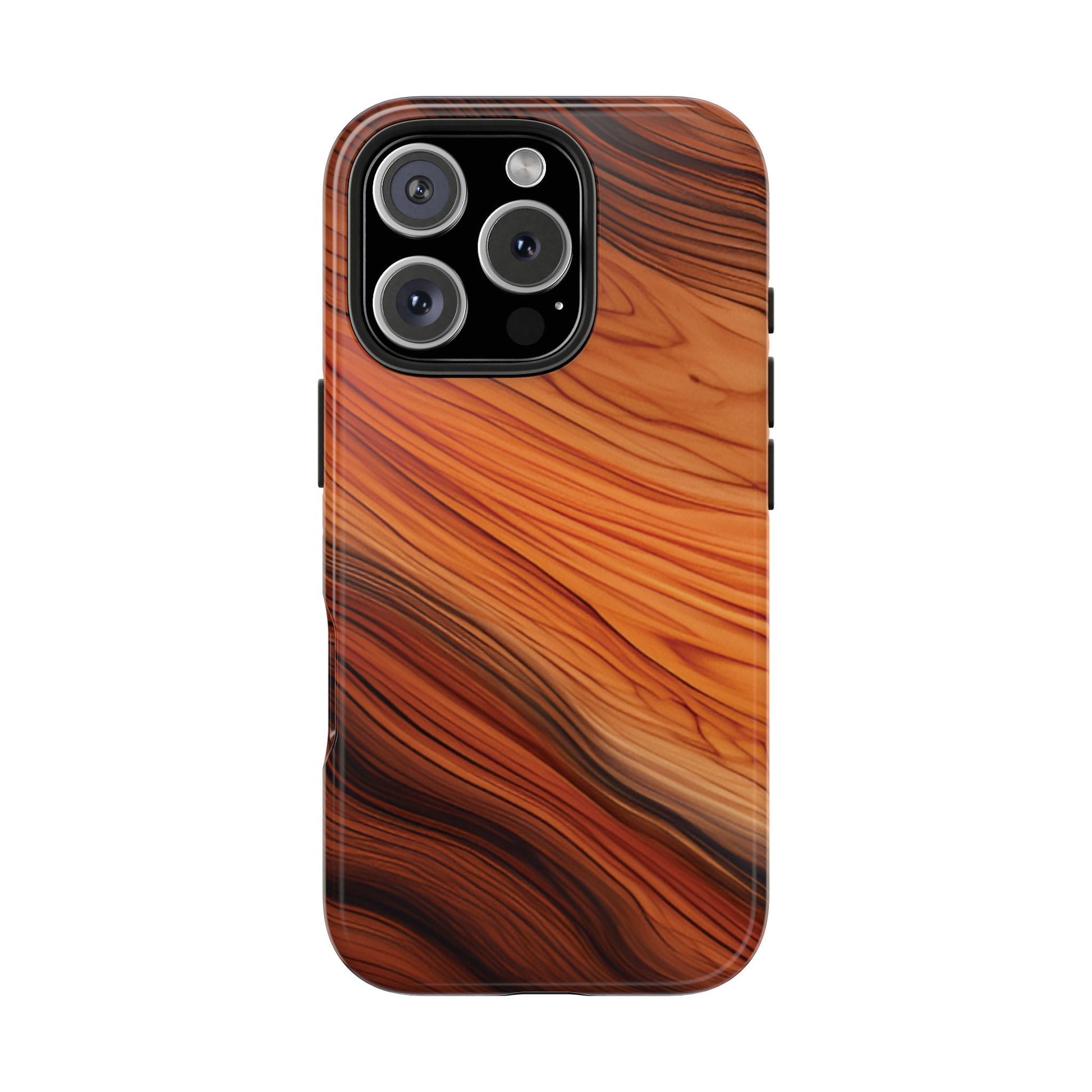 Wood Grain Look Tough Phone Case - Ruppy's Creations