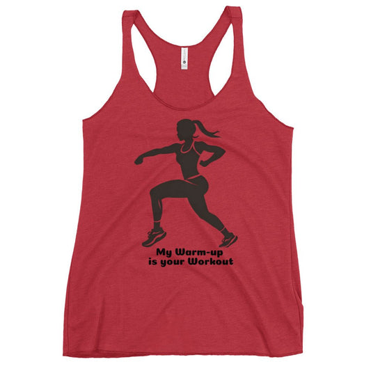 Workout Women's Racerback Tank - Ruppy's Creations