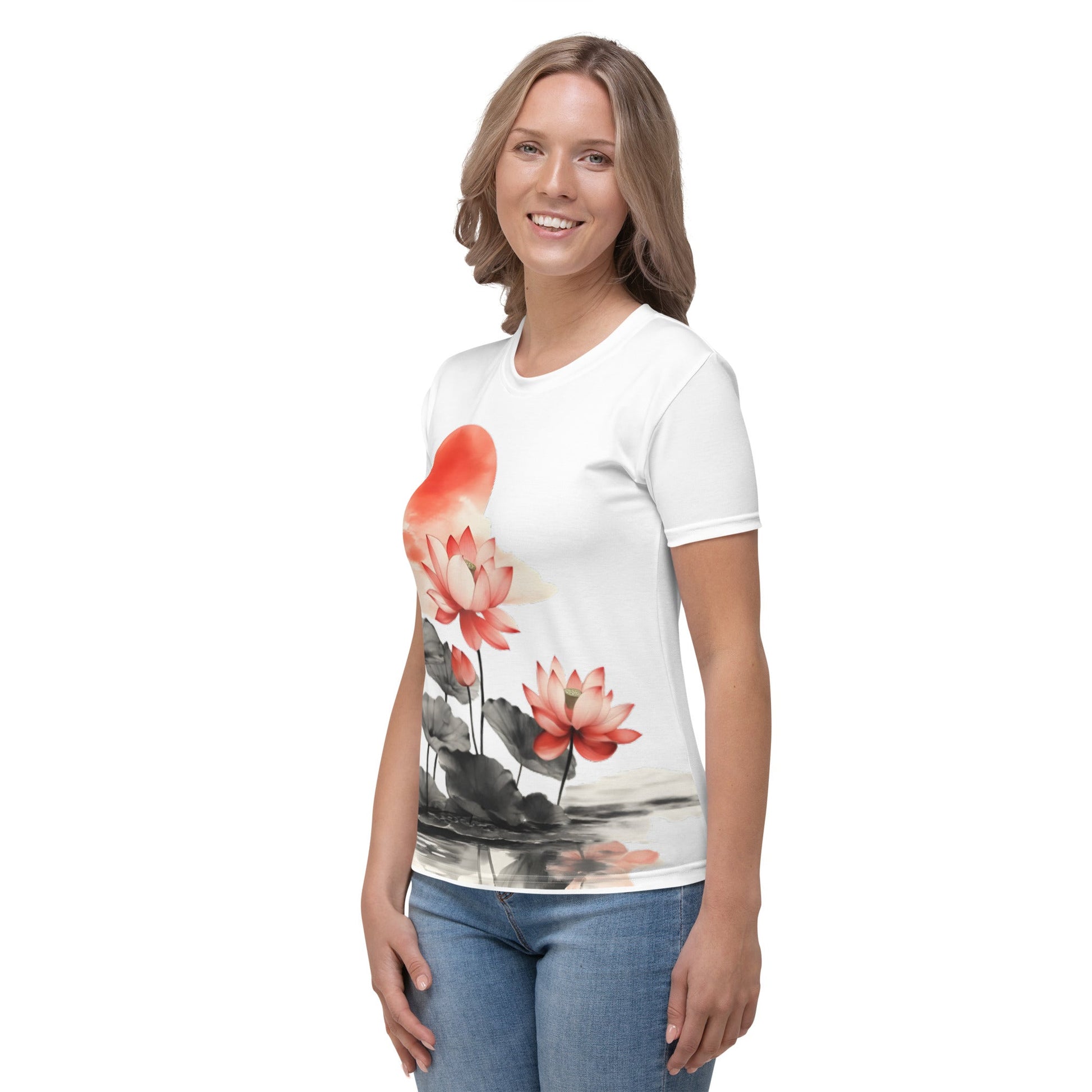 Zen Garden Floral Women's T-shirt - Ruppy's Creations