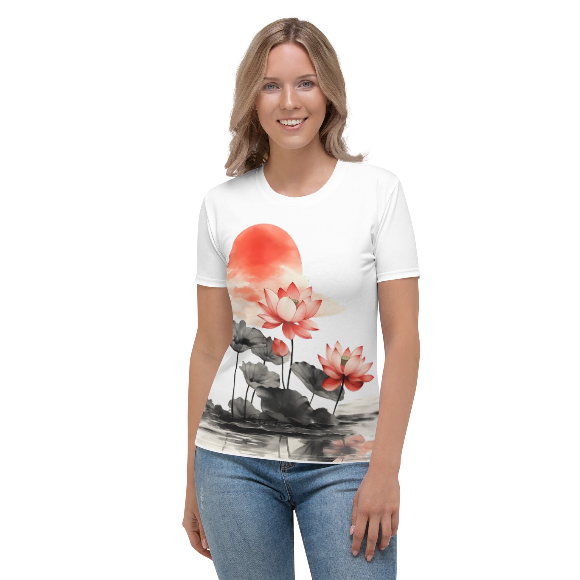 Zen Garden Floral Women's T-shirt - Ruppy's Creations