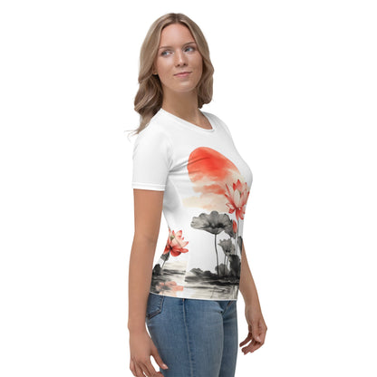 Zen Garden Floral Women's T-shirt - Ruppy's Creations