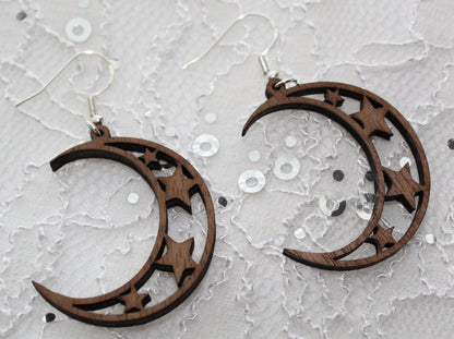 crescent moon earrings