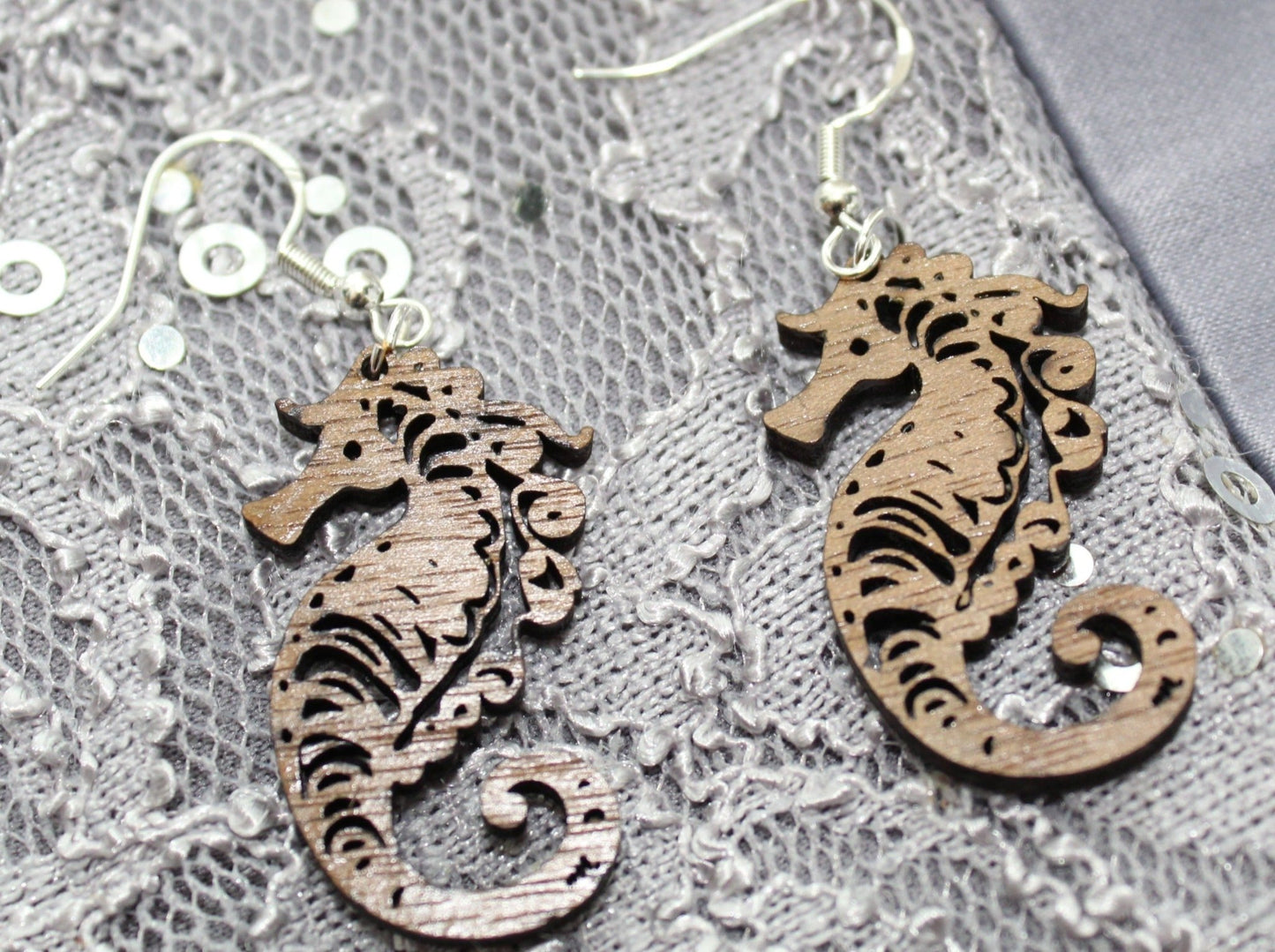 Seahorse earrings