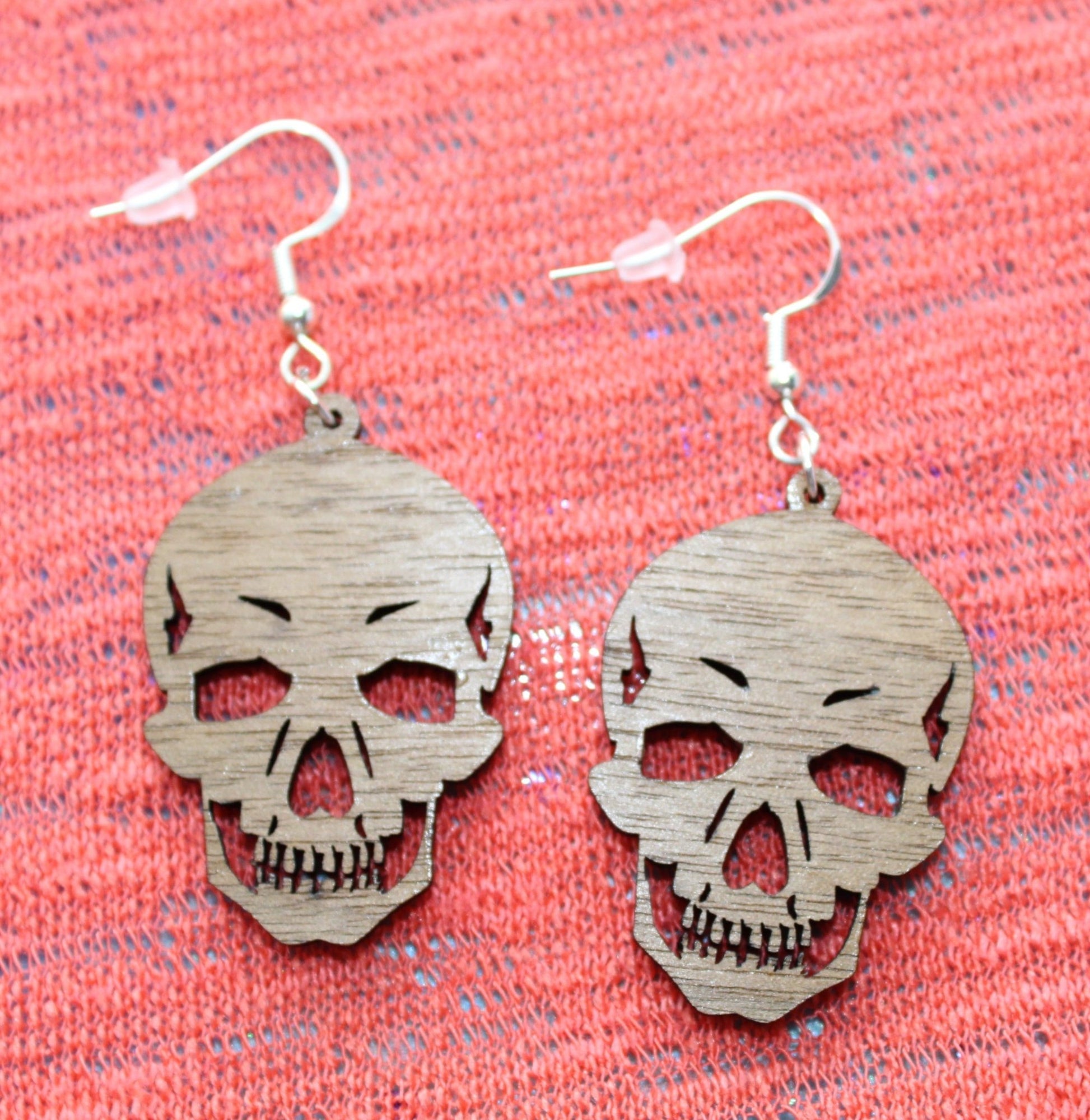 gothic skull earrings