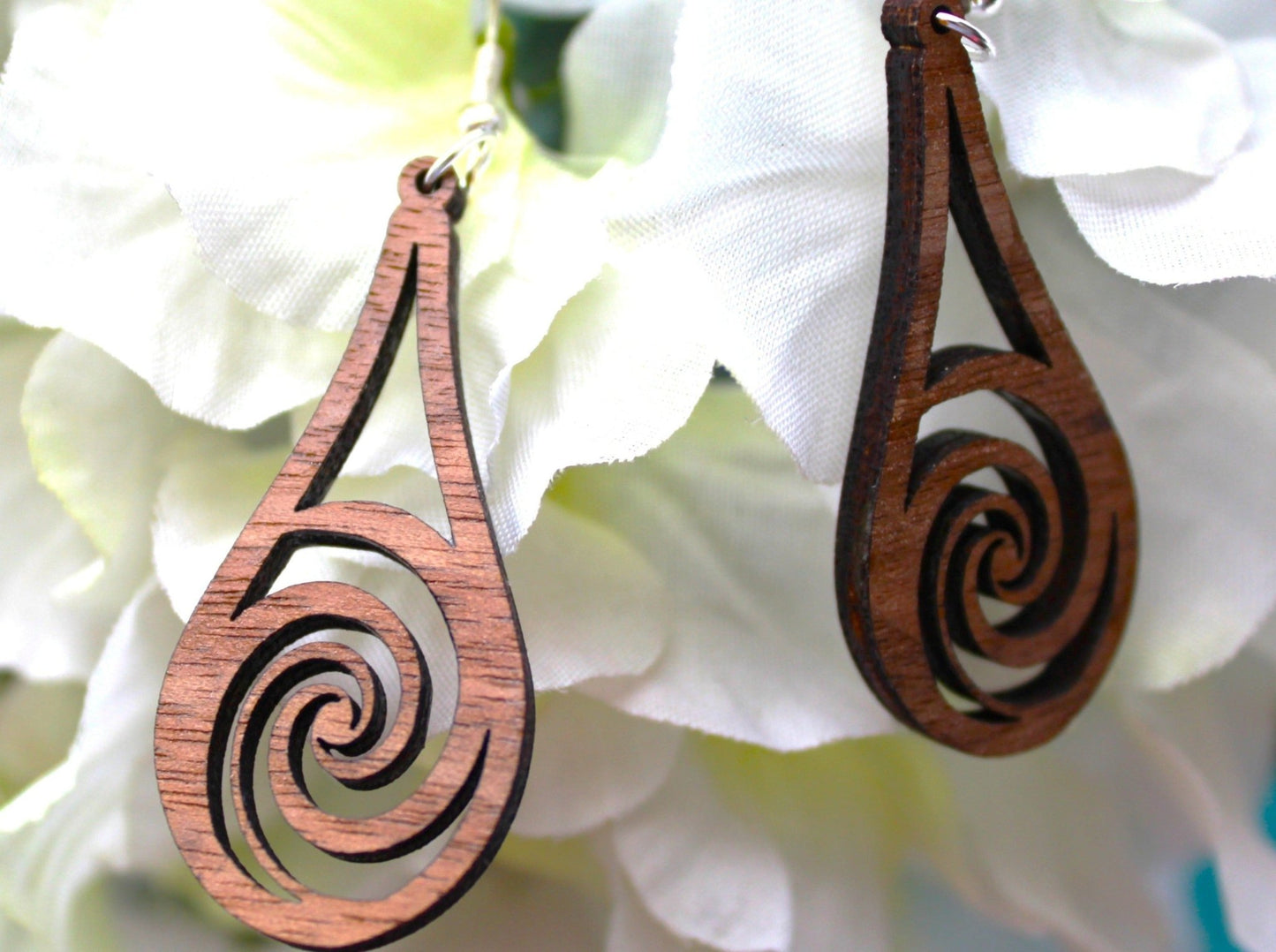 unique wood earrngs