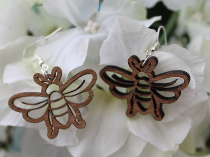 Bee Earrings Nature Gift