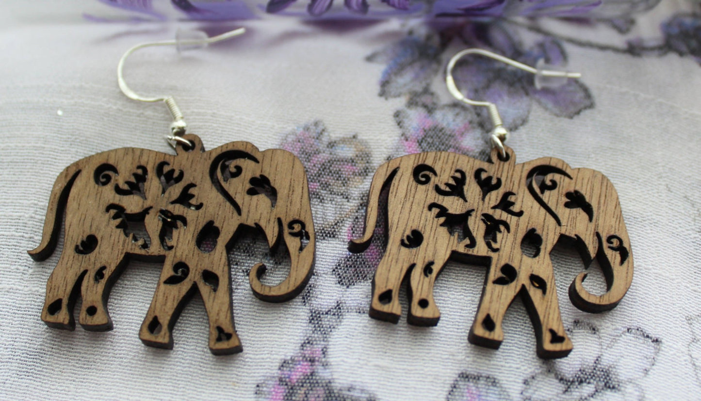 Elephant earrings under $20