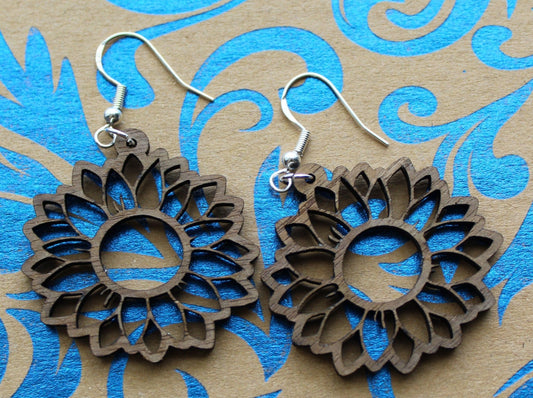 sunflower earrings